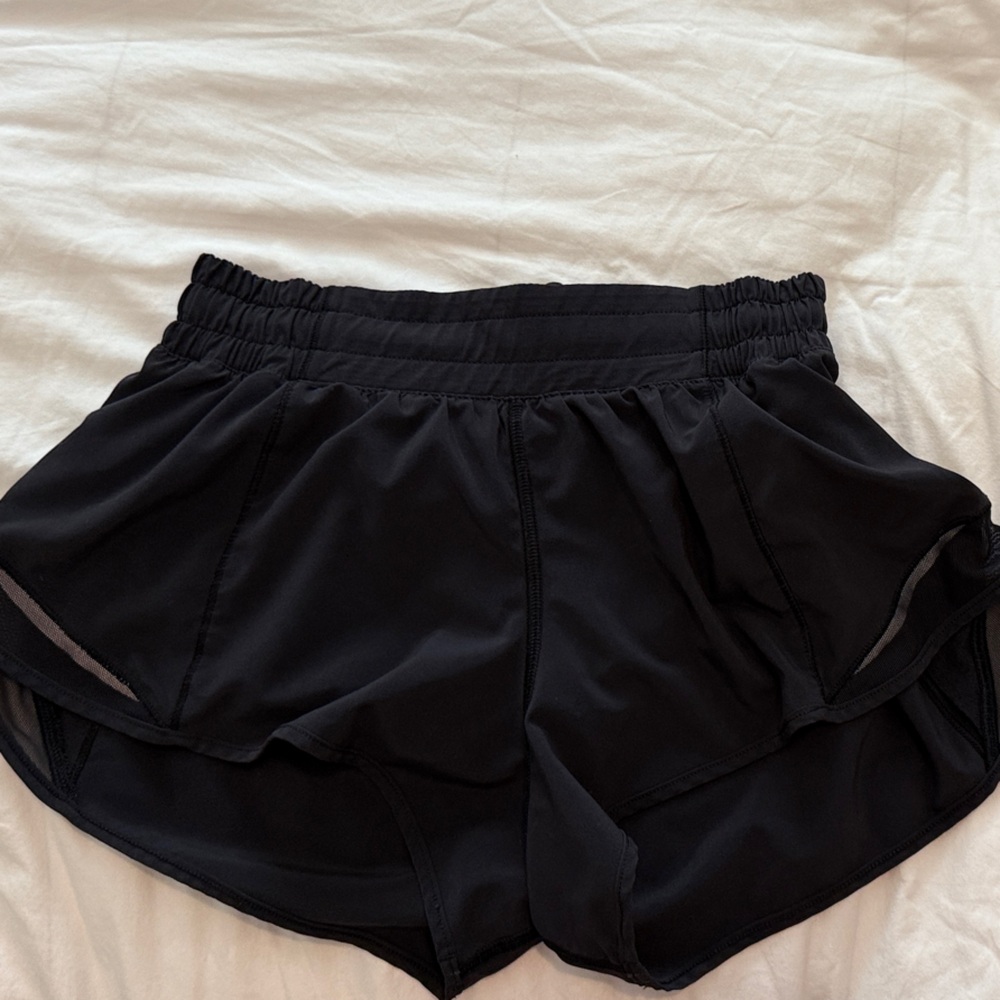 Lululemon Athletica Hotty Hot Black Athletic Shorts